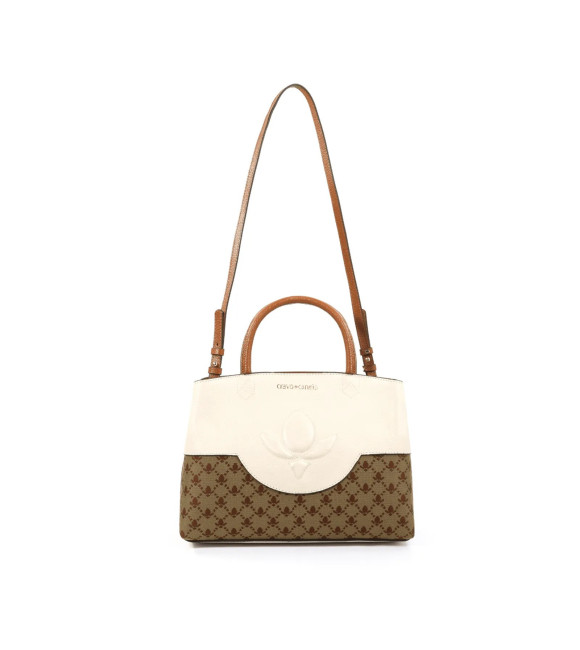 Bolsa de Couro Tote Julia Multibege