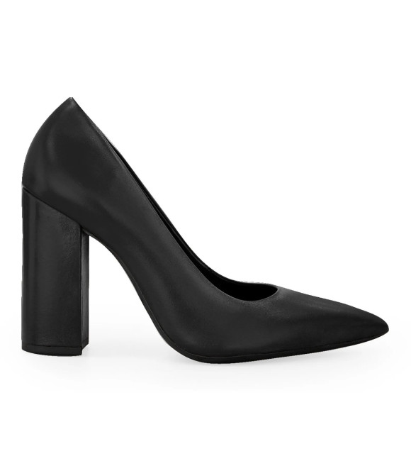 Scarpin Liane 1812 Couro Preto