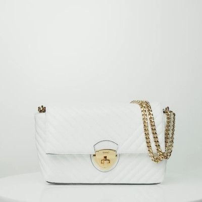 Bolsa Bordada em Couro