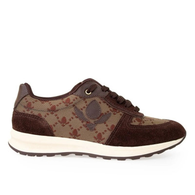 Tênis Bel 1911 Couro Jacquard/ Camurção Brown