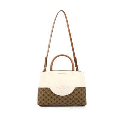 Bolsa de Couro Tote Julia Multibege